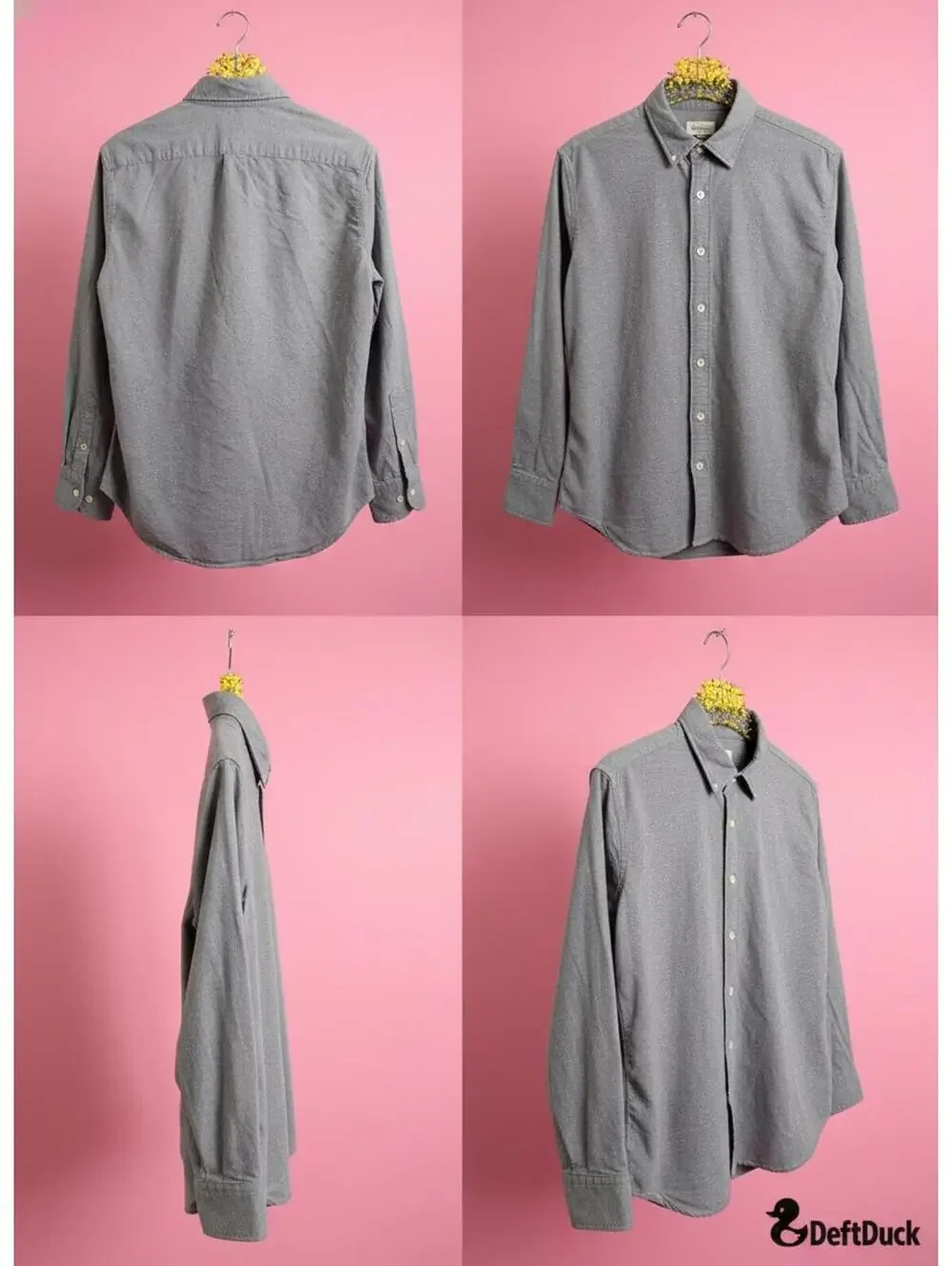 J.Crew Classic Gray Button-Down Shirt - Timeless Style by J.Crew
